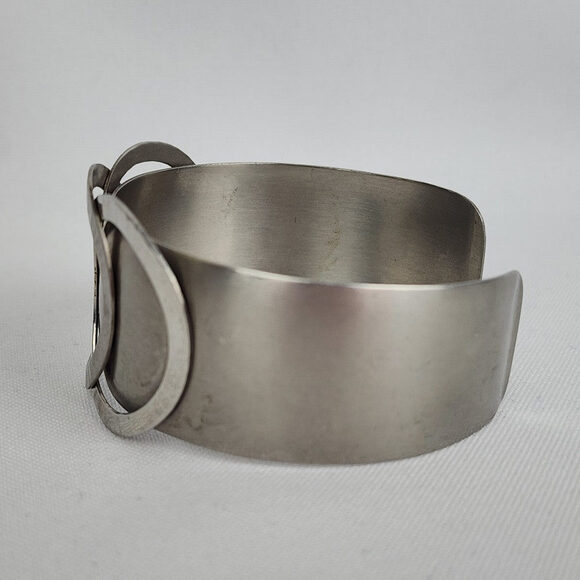 Moda Hand Made in Malta Silver Cuff Bracelet - Picture 6 of 6